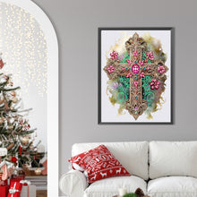 Load image into Gallery viewer, Diamond Painting - Partial Special Shaped - cross (30*40CM)
