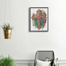 Load image into Gallery viewer, Diamond Painting - Partial Special Shaped - cross (30*40CM)
