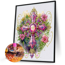Load image into Gallery viewer, Diamond Painting - Partial Special Shaped - cross (30*40CM)
