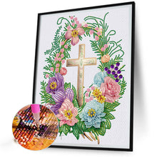 Load image into Gallery viewer, Diamond Painting - Partial Special Shaped - cross (30*40CM)
