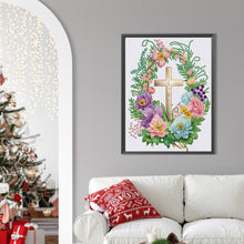 Load image into Gallery viewer, Diamond Painting - Partial Special Shaped - cross (30*40CM)
