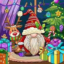 Load image into Gallery viewer, AB Diamond Painting - Full Round - christmas gnome (40*40CM)
