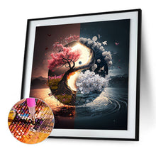 Load image into Gallery viewer, Diamond Painting - Full Round - Yin and Yang diagram of sacred tree (30*30CM)
