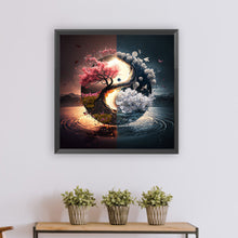 Load image into Gallery viewer, Diamond Painting - Full Round - Yin and Yang diagram of sacred tree (30*30CM)
