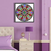 Load image into Gallery viewer, Diamond Painting - Full Round - mandala (40*40CM)
