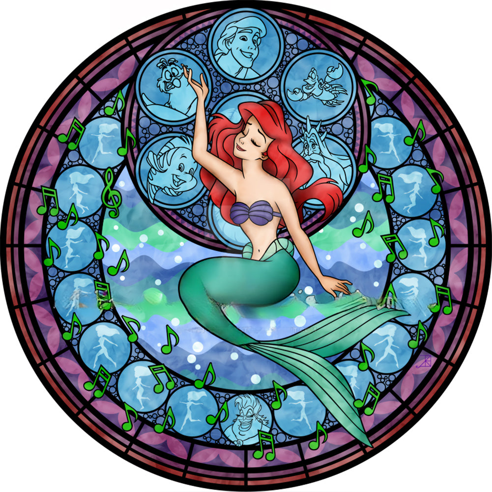 Diamond Painting - Full Round - ariel mermaid princess (40*40CM)