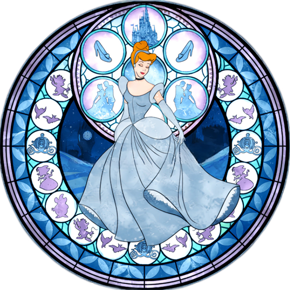 Diamond Painting - Full Round - cinderella princess (40*40CM)