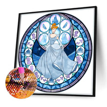 Load image into Gallery viewer, Diamond Painting - Full Round - cinderella princess (40*40CM)
