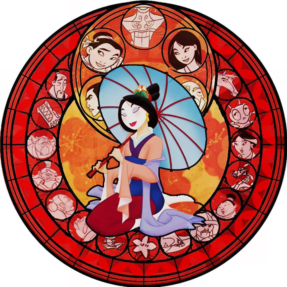 Diamond Painting - Full Round - Hua Mulan (40*40CM)