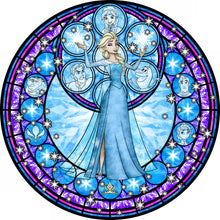 Load image into Gallery viewer, Diamond Painting - Full Round - princess elsa (40*40CM)

