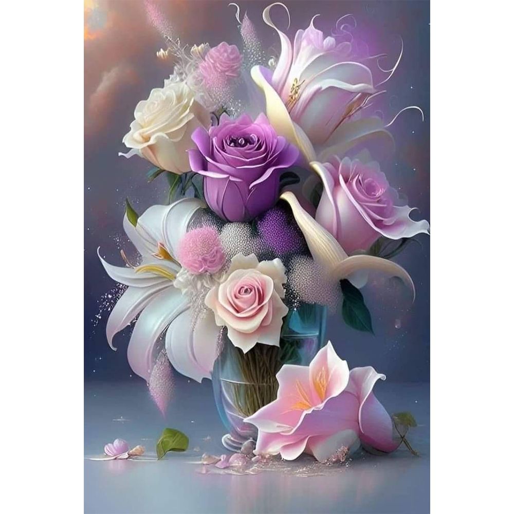 Diamond Painting - Full Round - Rose (40*60CM)