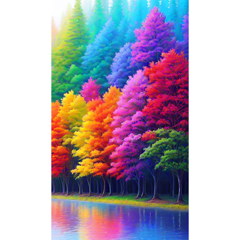 Diamond Painting - Full Square - Rainbow Grove (40*70CM)