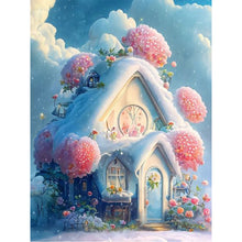 Load image into Gallery viewer, Diamond Painting - Full Round - Snow cabin (30*40CM)

