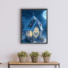 Load image into Gallery viewer, Diamond Painting - Full Round - Snow cabin (30*40CM)
