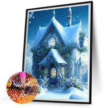 Load image into Gallery viewer, Diamond Painting - Full Round - Snow cabin (30*40CM)
