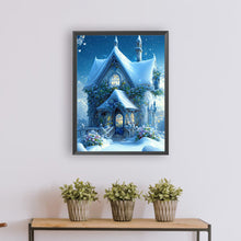 Load image into Gallery viewer, Diamond Painting - Full Round - Snow cabin (30*40CM)
