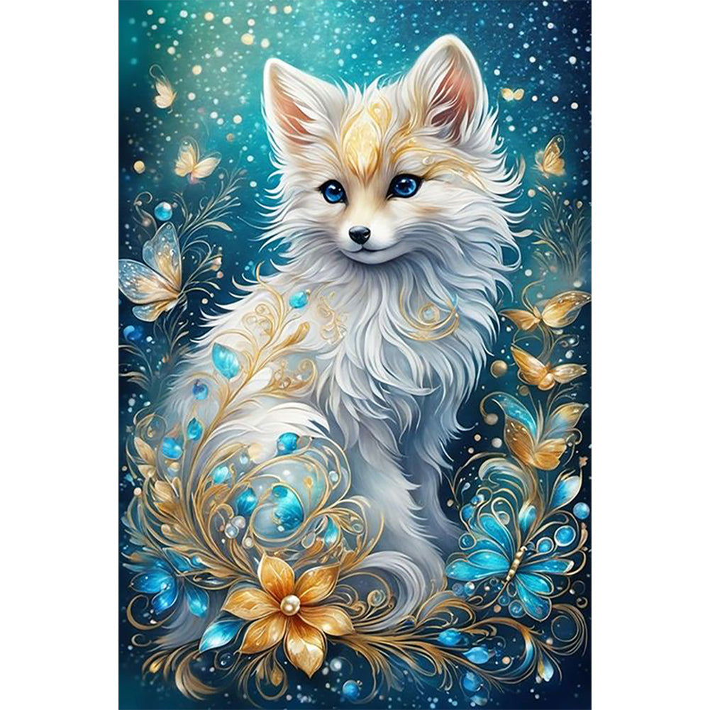 Diamond Painting - Full Round - arctic fox (40*60CM)