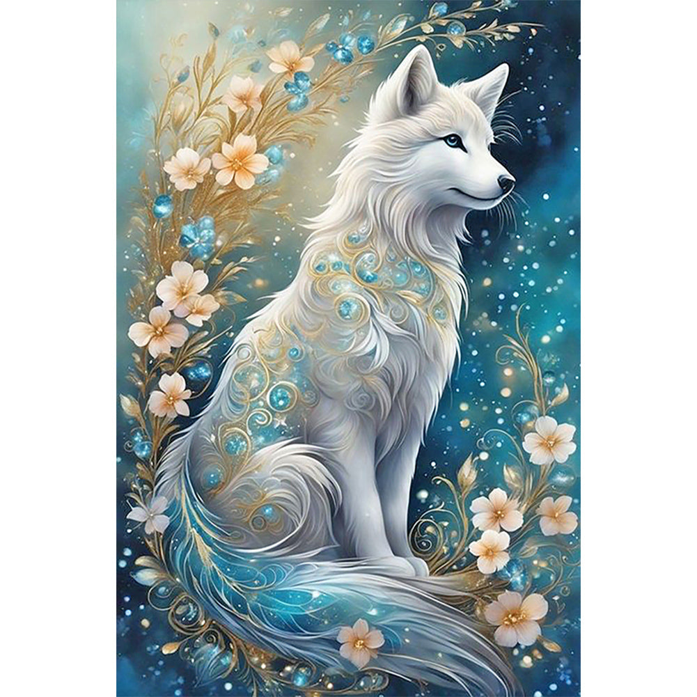 Diamond Painting - Full Round - arctic fox (40*60CM)