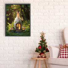 Load image into Gallery viewer, Diamond Painting - Full Round - forest bottle hut (30*40CM)
