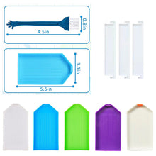 Load image into Gallery viewer, Diamond Painting Art Trays with Divider for Diamond Art DIY Craft (Blue)
