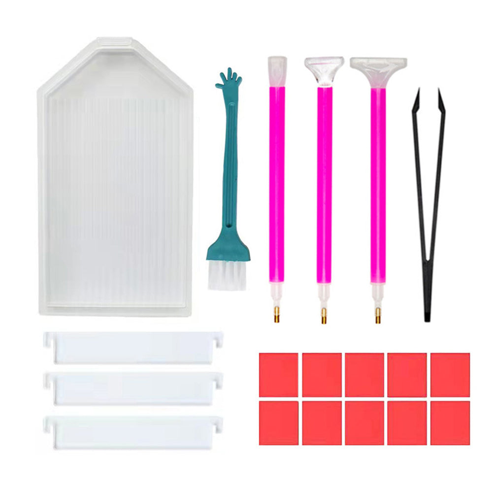 Diamond Painting Art Trays with Divider for Diamond Art DIY Craft (Ttransparent)