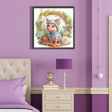 Load image into Gallery viewer, Diamond Painting - Partial Special Shaped - Simple piggy (40*40CM)

