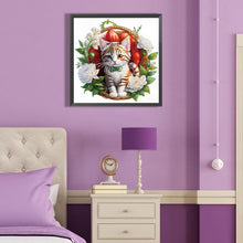 Load image into Gallery viewer, Diamond Painting - Partial Special Shaped - simple cat (40*40CM)
