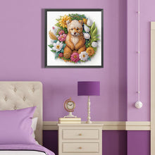 Load image into Gallery viewer, Diamond Painting - Partial Special Shaped - Simple unhappy bear (40*40CM)
