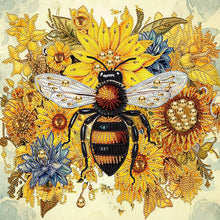 Load image into Gallery viewer, Diamond Painting - Partial Special Shaped - Simple wasp (40*40CM)
