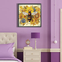 Load image into Gallery viewer, Diamond Painting - Partial Special Shaped - Simple wasp (40*40CM)
