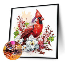 Load image into Gallery viewer, Diamond Painting - Partial Special Shaped - Simple cardinal (40*40CM)

