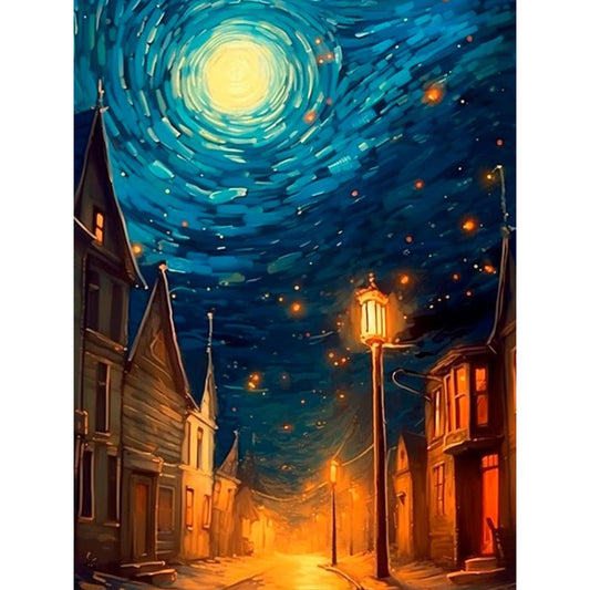 Diamond Painting - Full Round - quiet night (30*40CM)