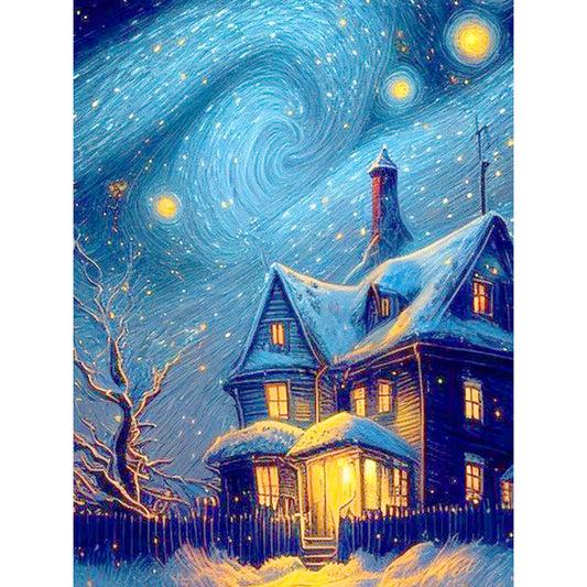Diamond Painting - Full Round - quiet night (30*40CM)