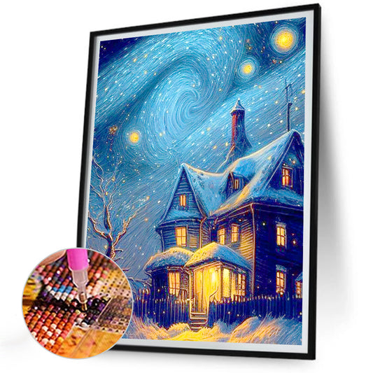Diamond Painting - Full Round - quiet night (30*40CM)