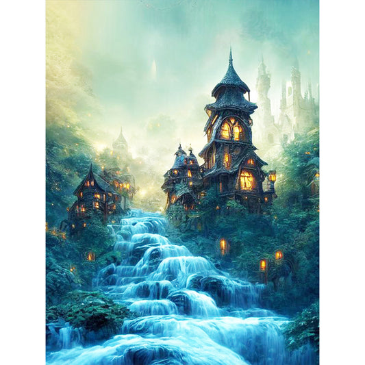Diamond Painting - Full Round - Quiet night trickle (30*40CM)