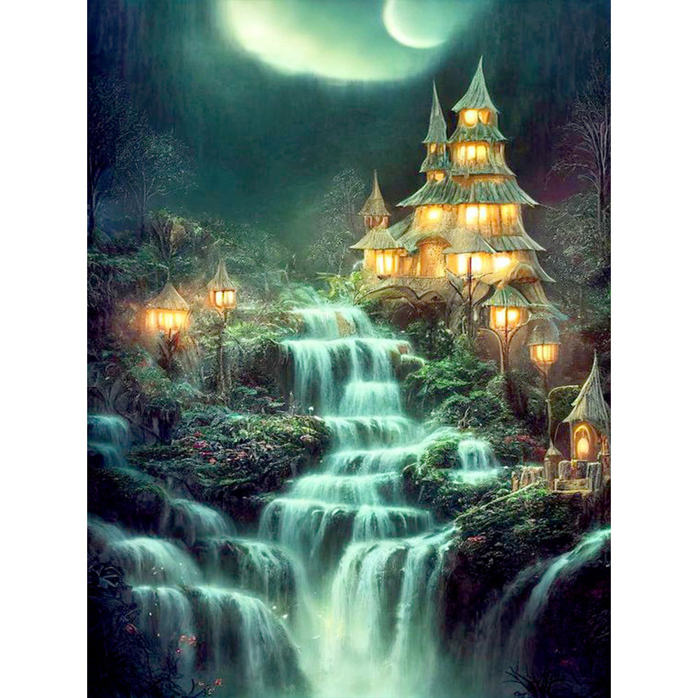 Diamond Painting - Full Round - Quiet night trickle (30*40CM)