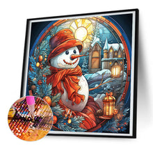 Load image into Gallery viewer, Diamond Painting - Full Round - Christmas glass art (30*30CM)
