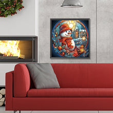 Load image into Gallery viewer, Diamond Painting - Full Round - Christmas glass art (30*30CM)
