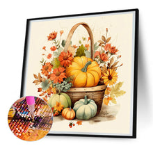 Load image into Gallery viewer, Diamond Painting - Full Round - Pumpkin flower basket (30*30CM)
