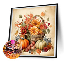 Load image into Gallery viewer, Diamond Painting - Full Round - Pumpkin flower basket (30*30CM)
