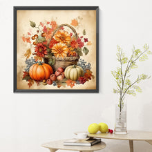 Load image into Gallery viewer, Diamond Painting - Full Round - Pumpkin flower basket (30*30CM)

