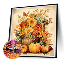 Load image into Gallery viewer, Diamond Painting - Full Round - Pumpkin flower basket (30*30CM)
