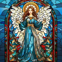 Load image into Gallery viewer, Diamond Painting - Full Round - Madonna Fairy Glass Art (30*30CM)
