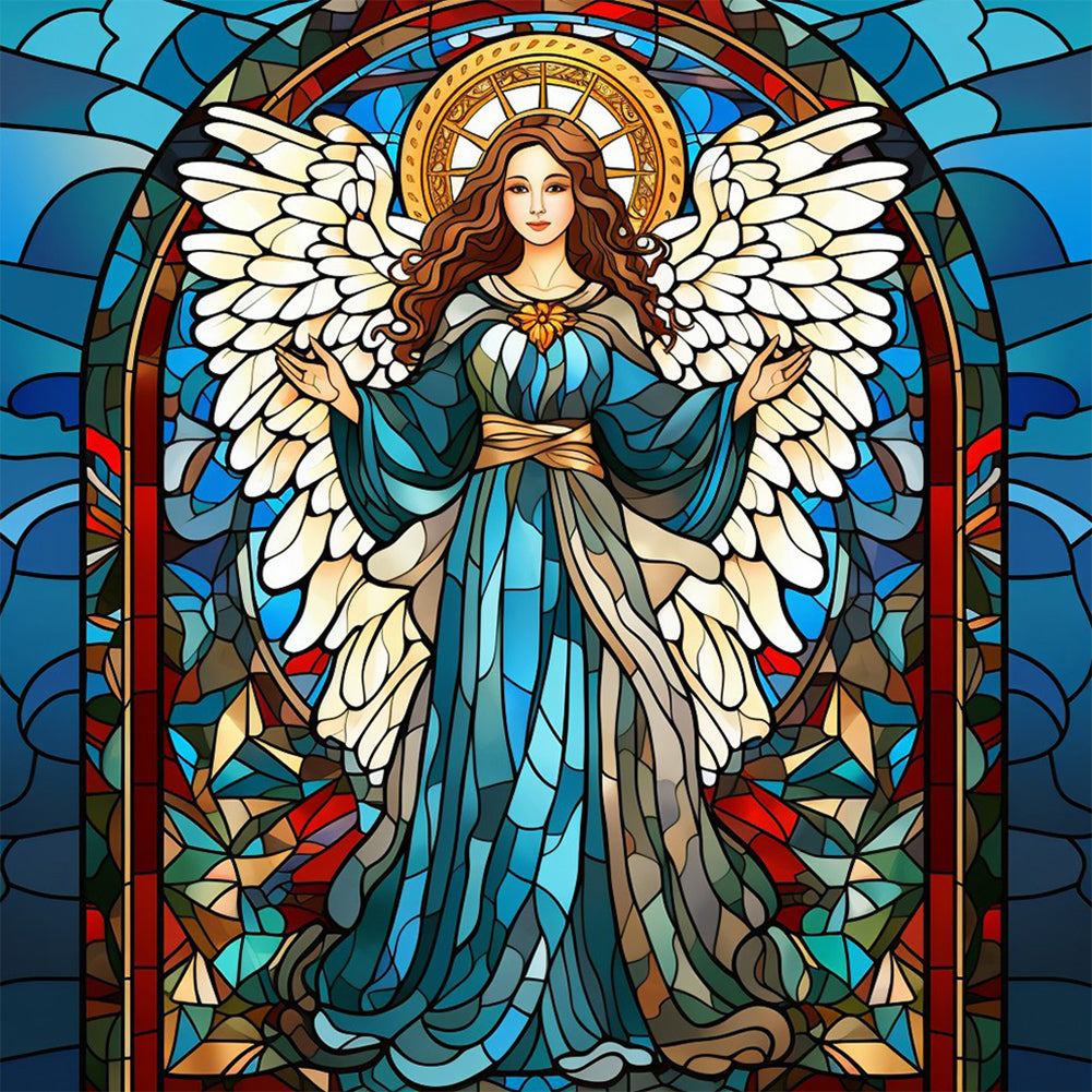 Diamond Painting - Full Round - Madonna Fairy Glass Art (30*30CM)