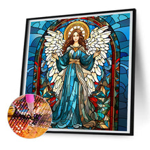 Load image into Gallery viewer, Diamond Painting - Full Round - Madonna Fairy Glass Art (30*30CM)

