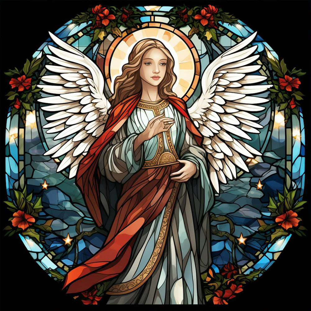 Diamond Painting - Full Round - Madonna Fairy Glass Art (30*30CM)