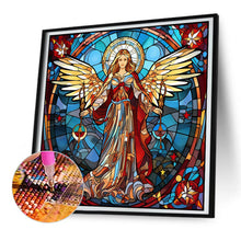 Load image into Gallery viewer, Diamond Painting - Full Round - Madonna Fairy Glass Art (30*30CM)
