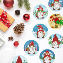 Load image into Gallery viewer, 8PCS Diamond Painting Art Coaster Kit with Holder (Christmas Gnome)
