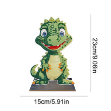 Load image into Gallery viewer, Wooden Crystal Painting Desktop Kit Diamond Art Table Decor (Dragon Baby #4)

