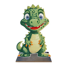 Load image into Gallery viewer, Wooden Crystal Painting Desktop Kit Diamond Art Table Decor (Dragon Baby #4)
